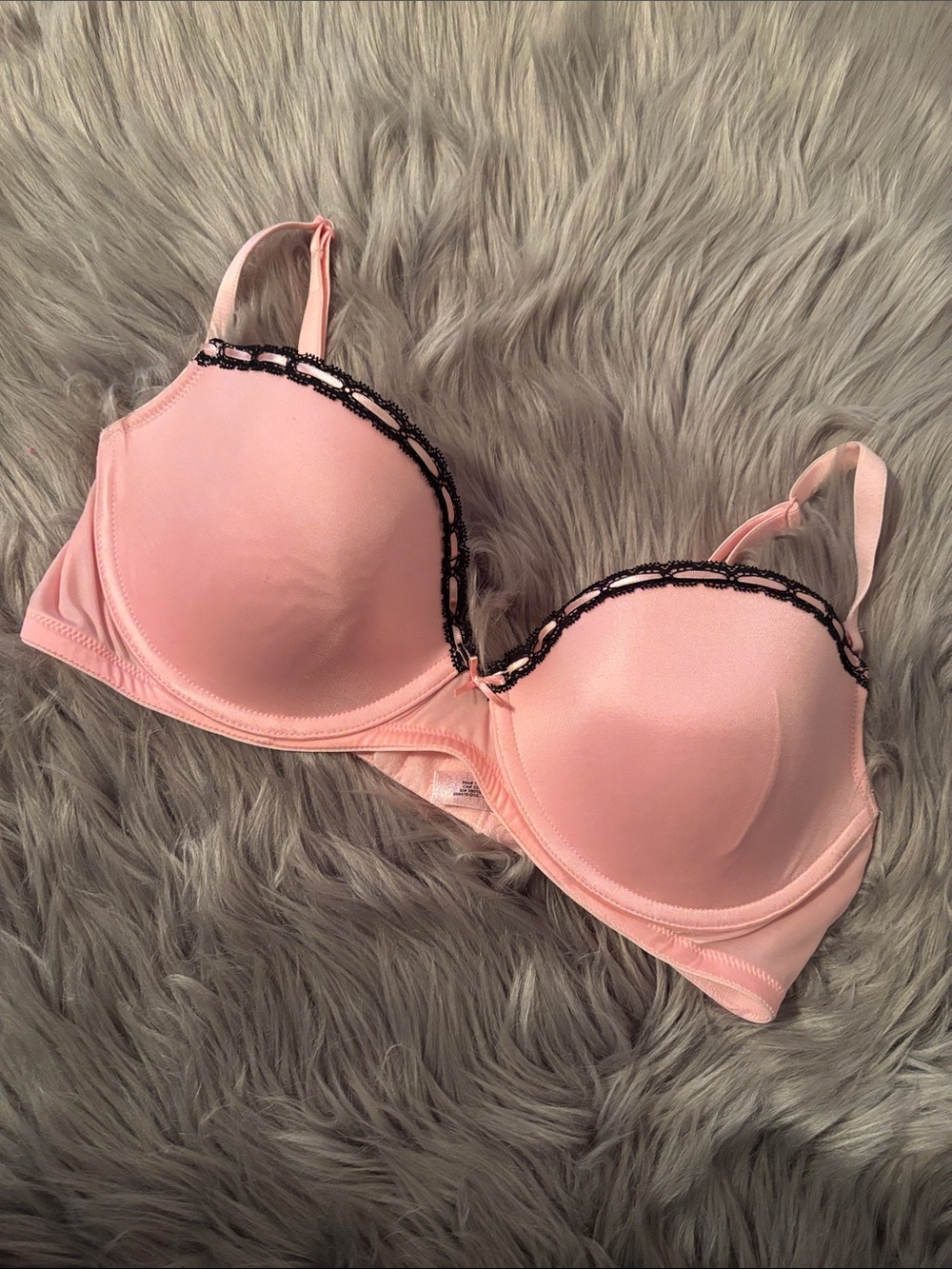 Victorias Secret Bra with Black Lace Trim